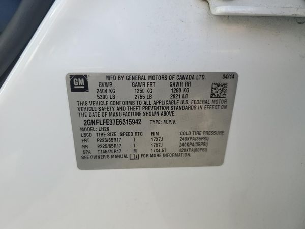 2014 CHEVROLET EQUINOX