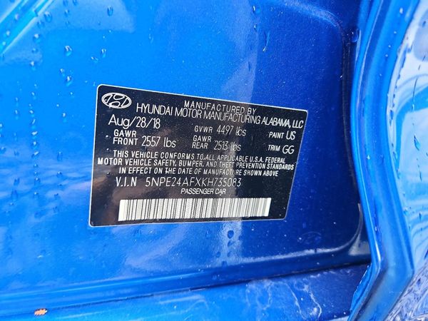 2019 HYUNDAI SONATA Eco Turbo, SE