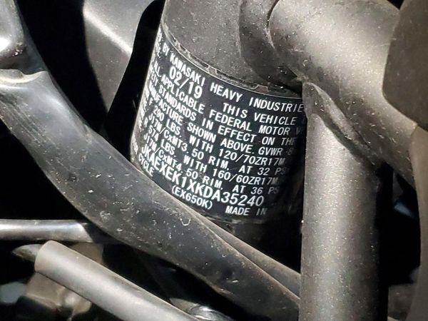2019 KAWASAKI EX650