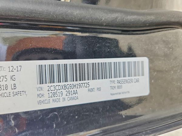 2018 DODGE CHARGER SXT