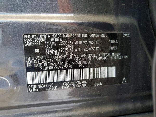 2025 TOYOTA RAV4