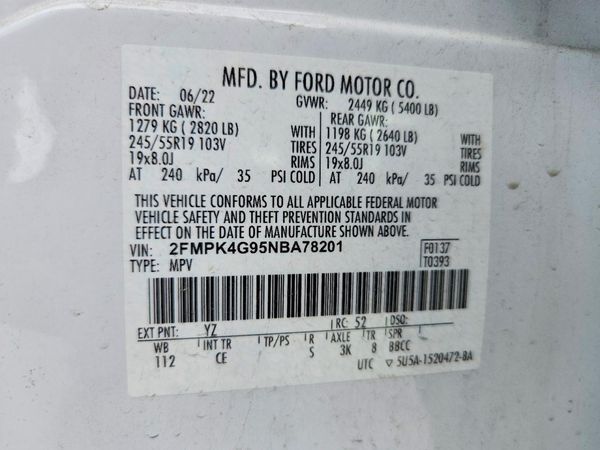 2022 FORD EDGE SE