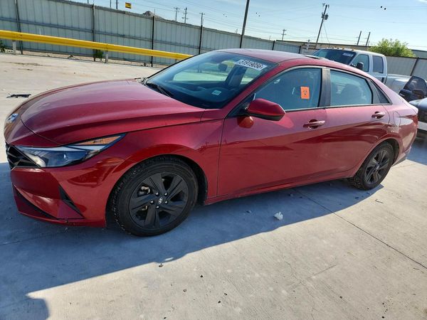2021 HYUNDAI ELANTRA Blue