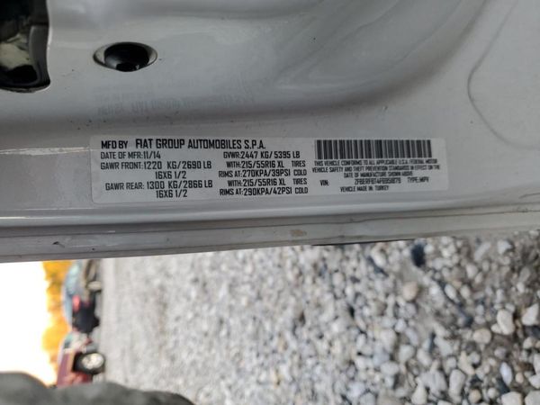 2015 RAM PROMASTER 1500 SLT