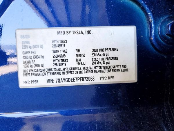 2023 TESLA MODEL Y