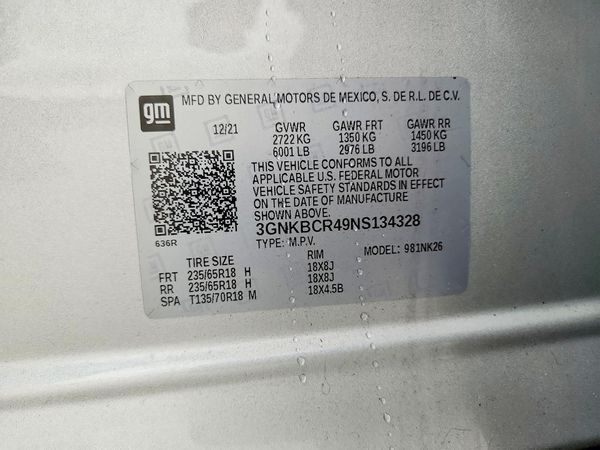 2022 CHEVROLET BLAZER 2LT