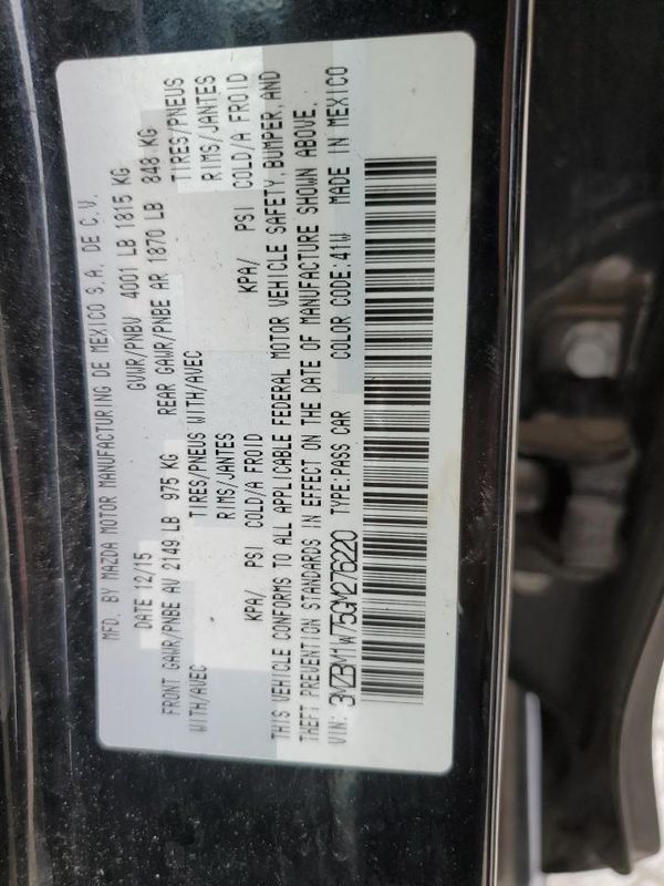 2016 MAZDA 3 Grand Touring/GT