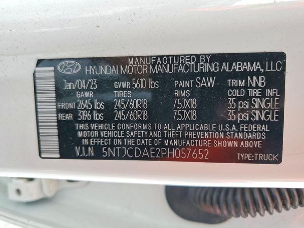 2023 HYUNDAI SANTA CRUZ
