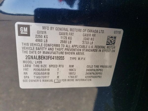 2015 CHEVROLET EQUINOX