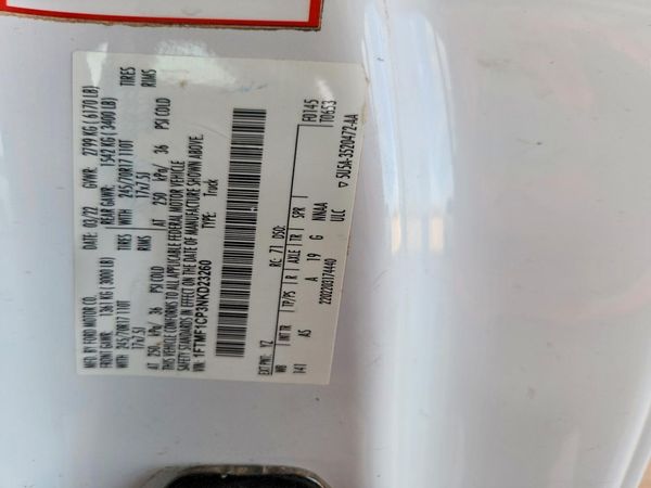 2022 FORD F150