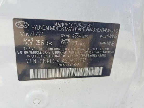 2020 HYUNDAI SONATA
