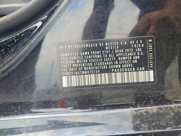 2021 VOLKSWAGEN JETTA