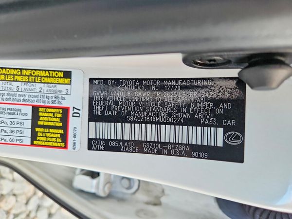 2021 LEXUS ES 350 350 Base
