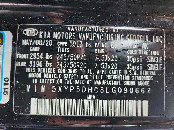 2020 KIA TELLURIDE SX