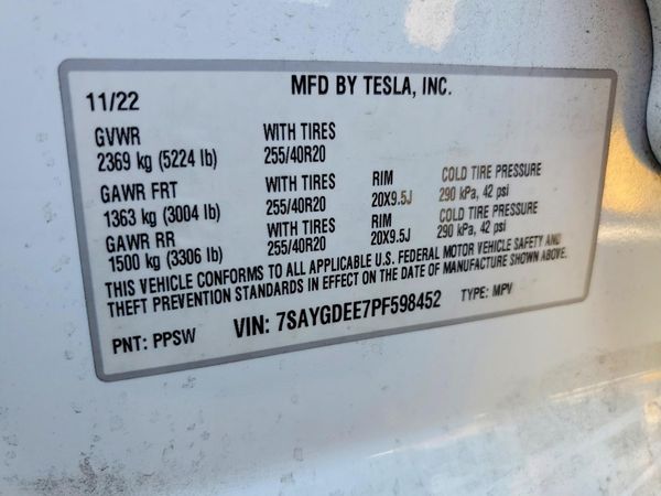 2023 TESLA MODEL Y