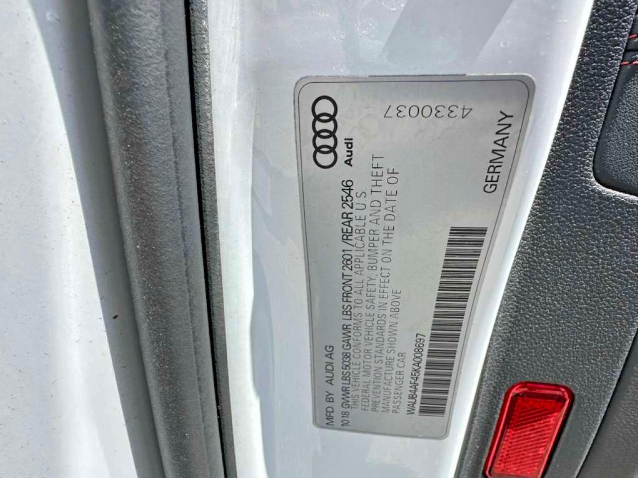 2019 AUDI S4 quattro Premium Plus
