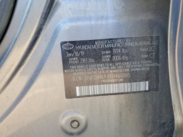 2019 HYUNDAI ELANTRA