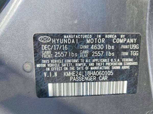 2017 HYUNDAI SONATA SE