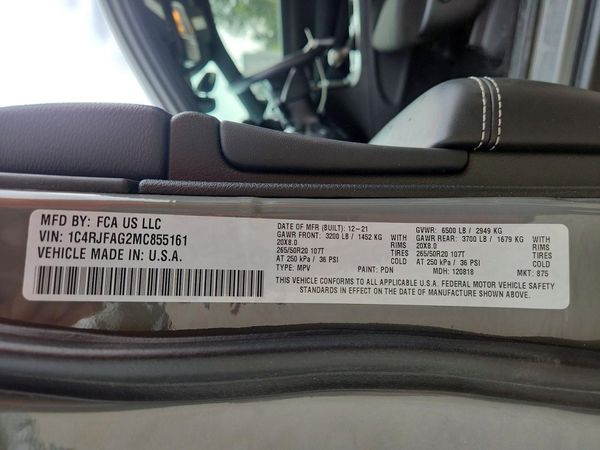 2021 JEEP GRAND CHEROKEE LAREDO 4X4