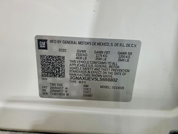 2020 CHEVROLET EQUINOX LT (1LT)