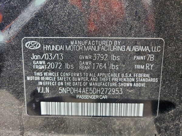2013 HYUNDAI ELANTRA