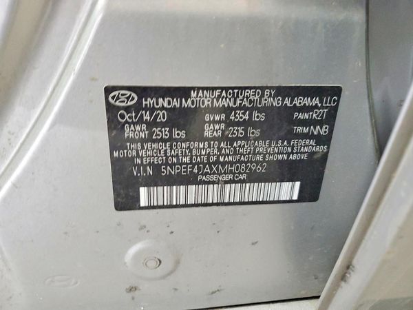 2021 HYUNDAI SONATA