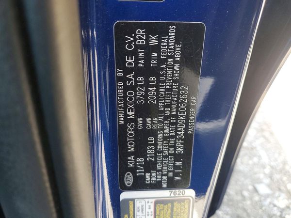 2019 KIA FORTE S/GT Line