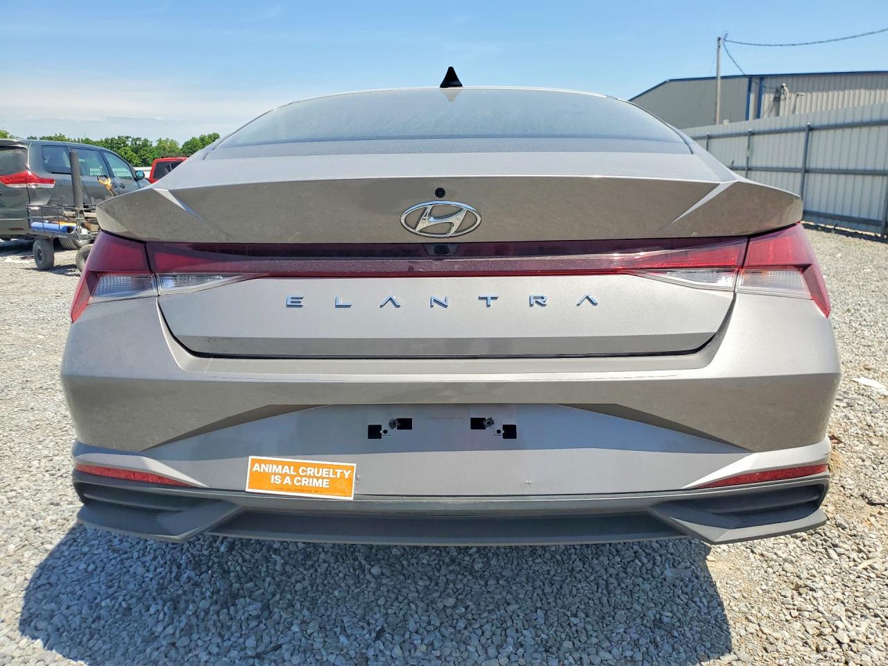 2021 HYUNDAI ELANTRA Blue