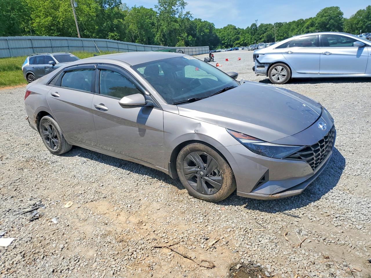 2021 HYUNDAI ELANTRA Blue