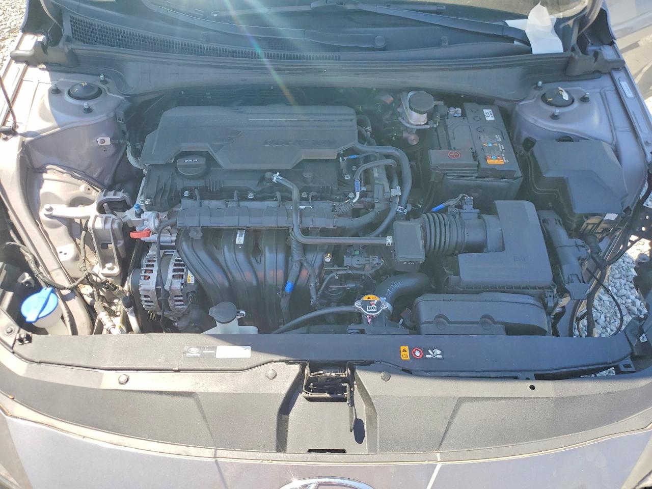 2021 HYUNDAI ELANTRA Blue