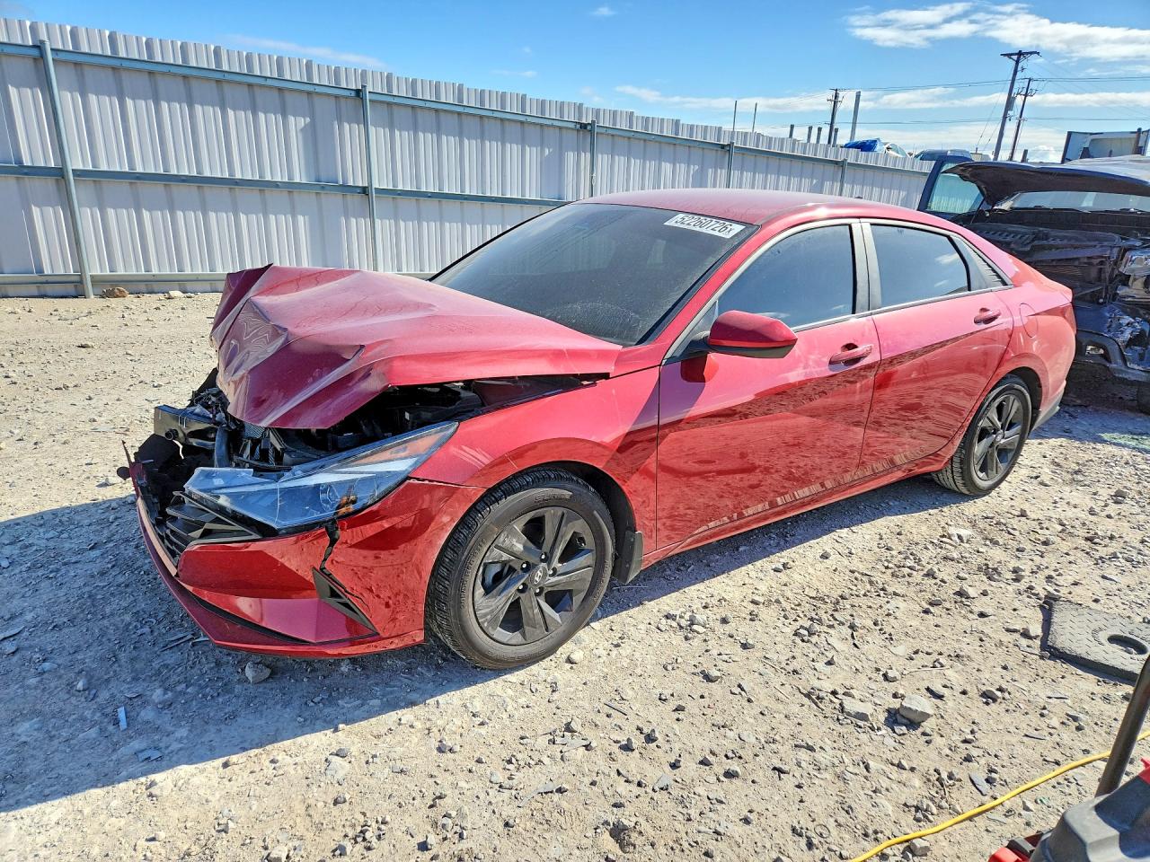 2021 HYUNDAI ELANTRA Blue