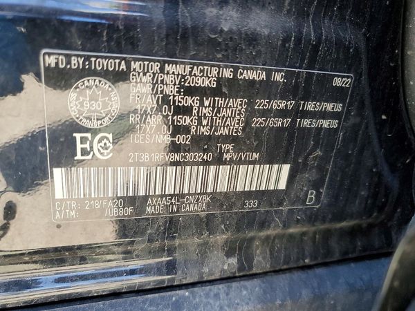 2022 TOYOTA RAV4
