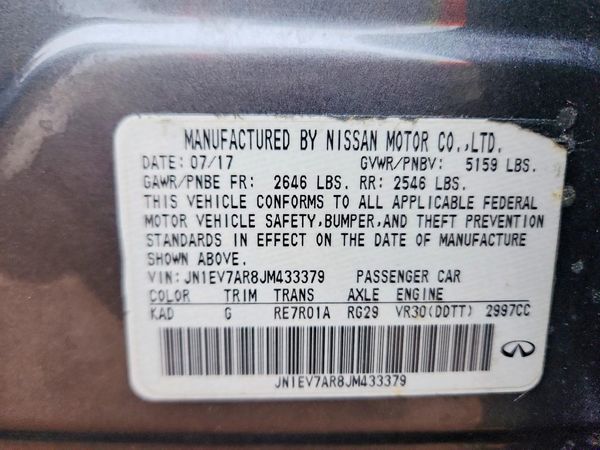 2018 INFINITI Q50