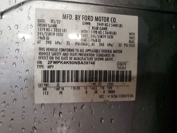 2022 FORD EDGE