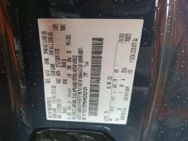 2017 FORD F150 SuperCab