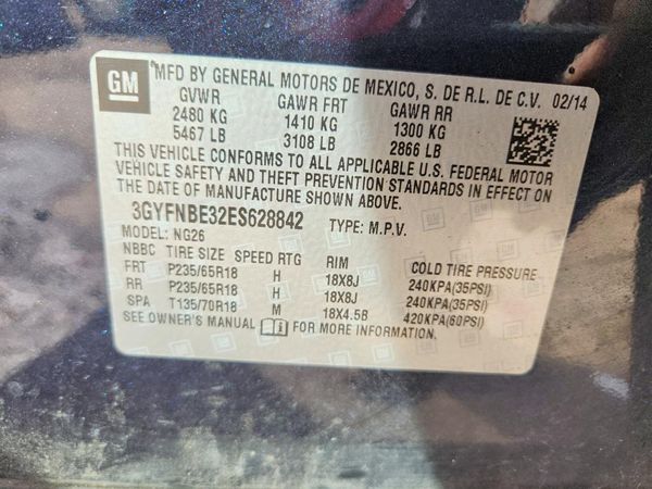2014 CADILLAC SRX Luxury