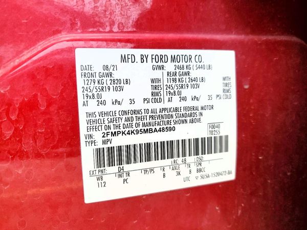 2021 FORD EDGE