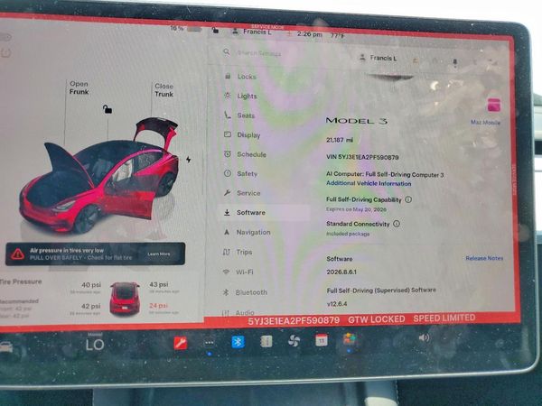 2023 TESLA MODEL 3