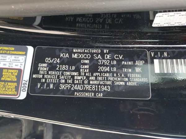 2024 KIA FORTE