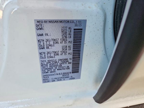 2026 NISSAN FRONTIER