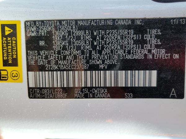 2014 LEXUS RX