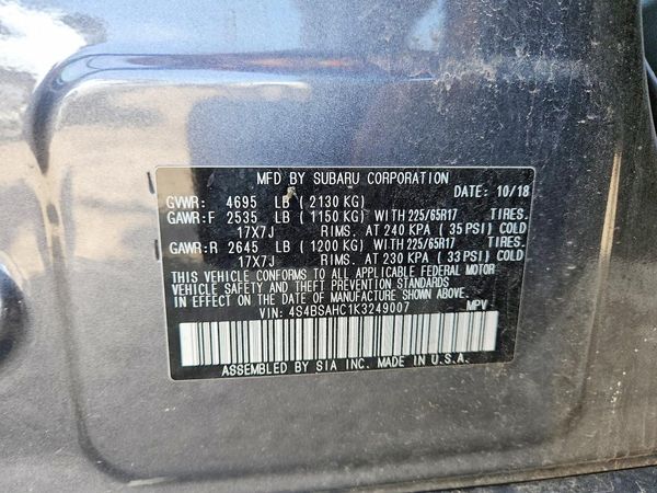 2019 SUBARU OUTBACK Premium+ES+M/R+NAVI