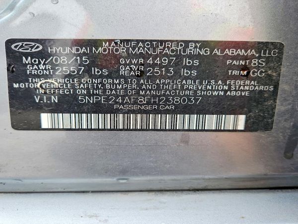 2015 HYUNDAI SONATA