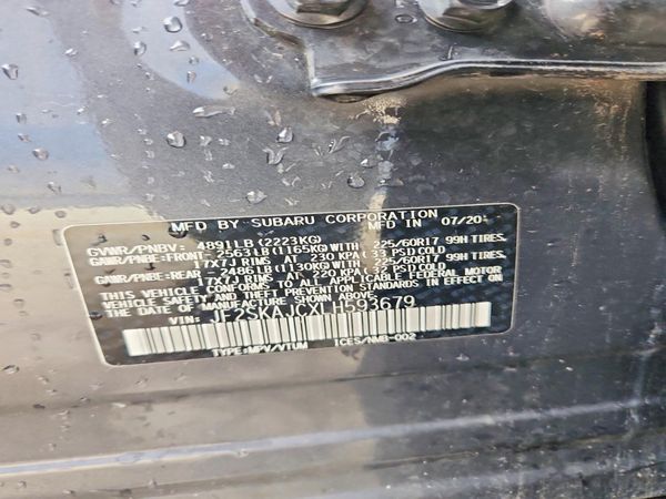 2020 SUBARU FORESTER Prm+ES+KA