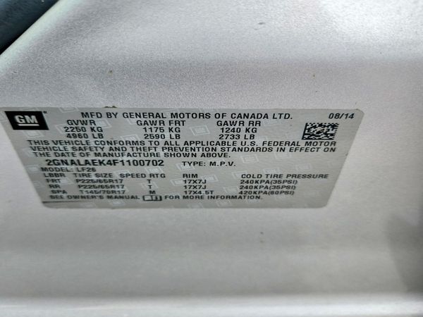 2015 CHEVROLET EQUINOX