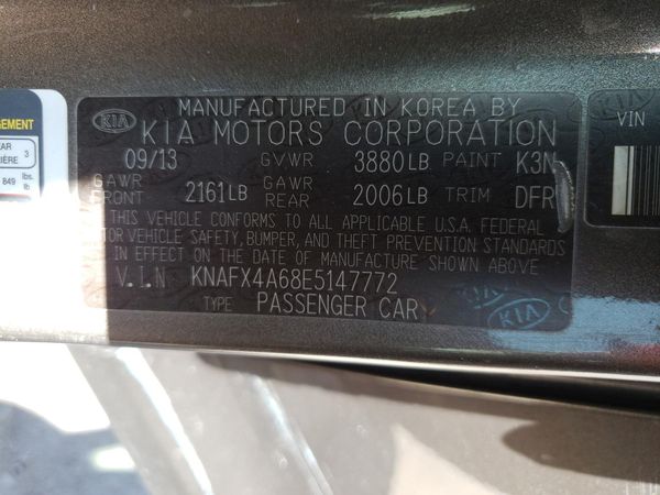 2014 KIA FORTE