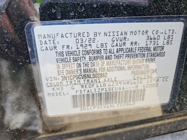 2022 NISSAN KICKS SV
