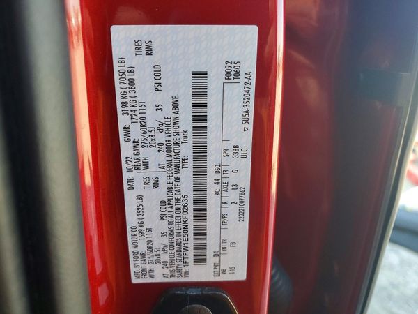 2022 FORD F150