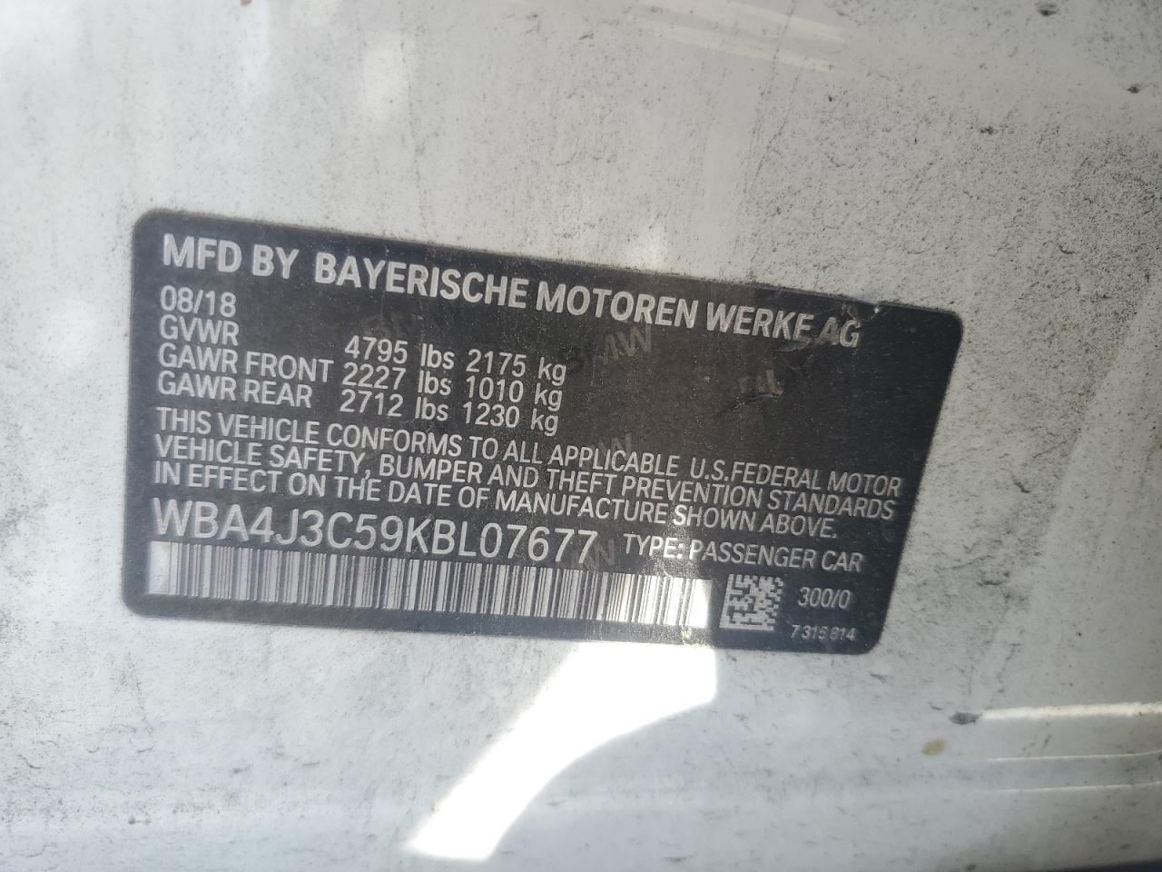 2019 BMW 430XI xDrive GC
