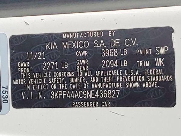 2022 KIA FORTE